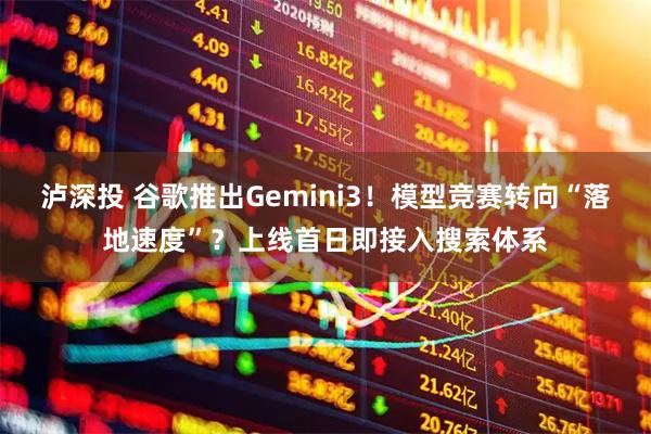 泸深投 谷歌推出Gemini3！模型竞赛转向“落地速度”？上线首日即接入搜索体系